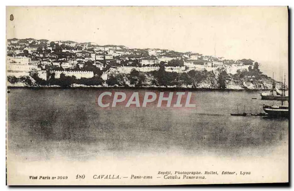 Cavalla — Panorama — Zepdji, Fotograf, Rollet, Wydawca, Lyon - Awers