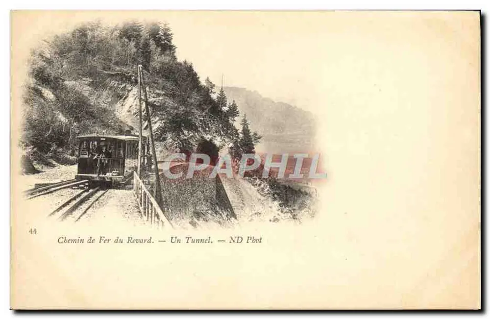 Caminho de Ferro do Revard — Um Tunel — ND Fotografia - Frente