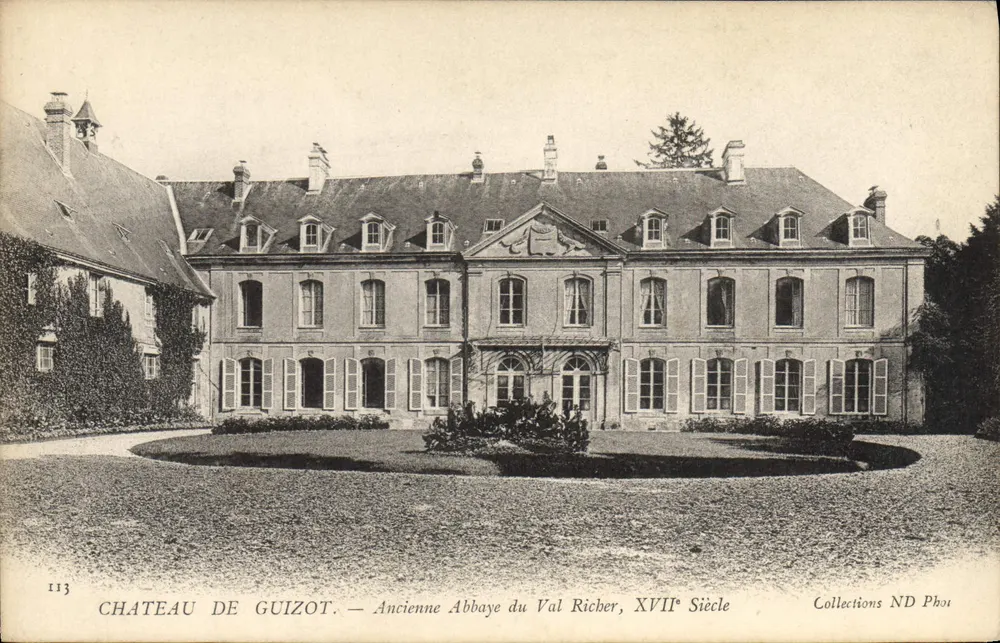 Schloss Guizot — Alte Abtei Val Richer, 17. Jahrhundert — Sammlung ND Phot - Vorderseite