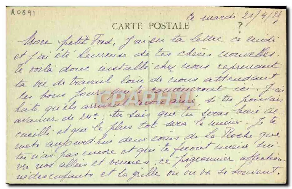 La Roche-Tinard - O Pombal - Verso