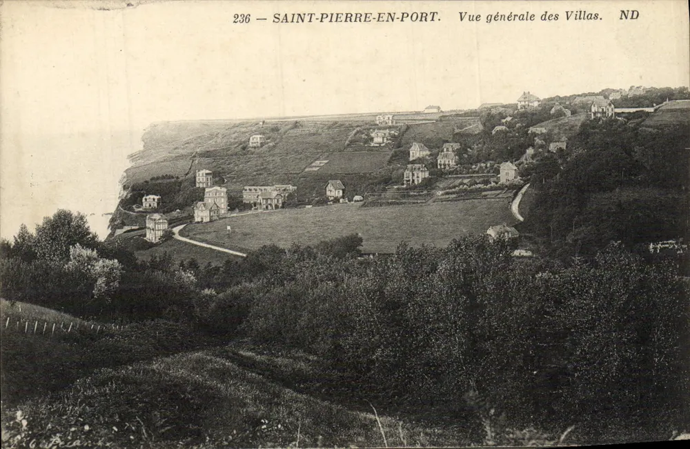 Saint-Pierre-en-Port — Vue générale des Villas — ND, éditeur R. Peia, n° 236 - Vorderseite