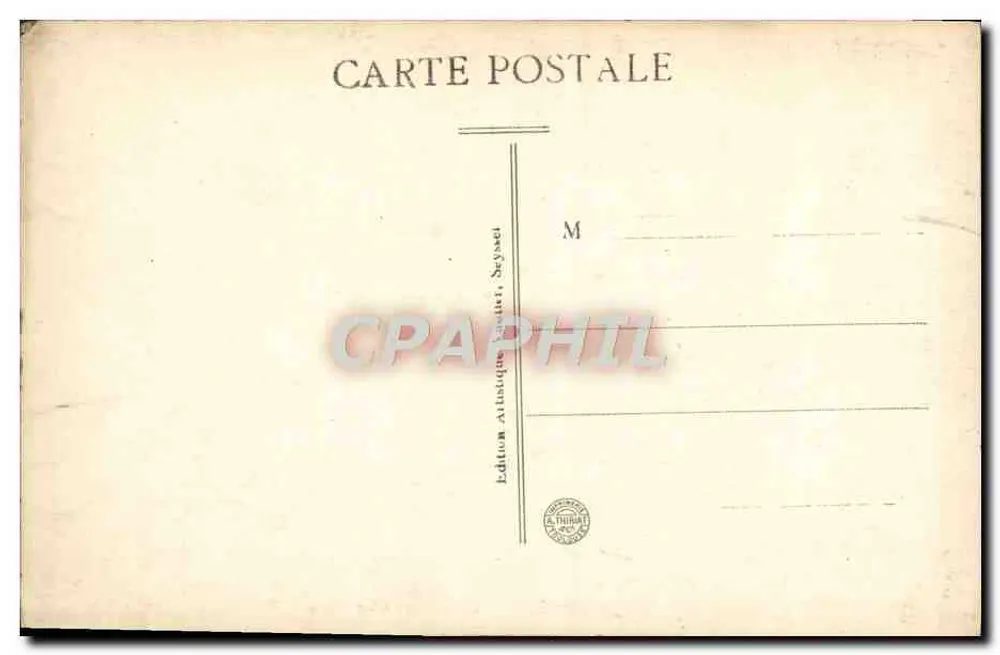 Seyssel — Tal des Fier und die Villen — Édition Artistique Thirat, Seyssel - Rückseite