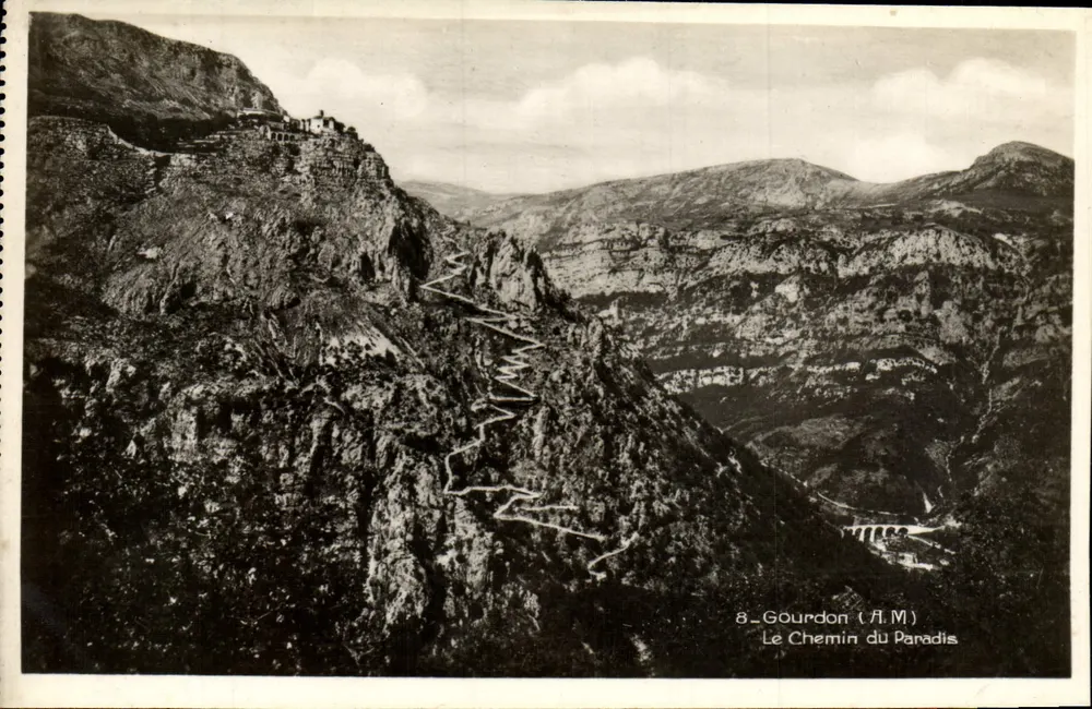 O Caminho do Paraíso — Gourdon (A.M.) — Edição E. Air du Loup - Frente