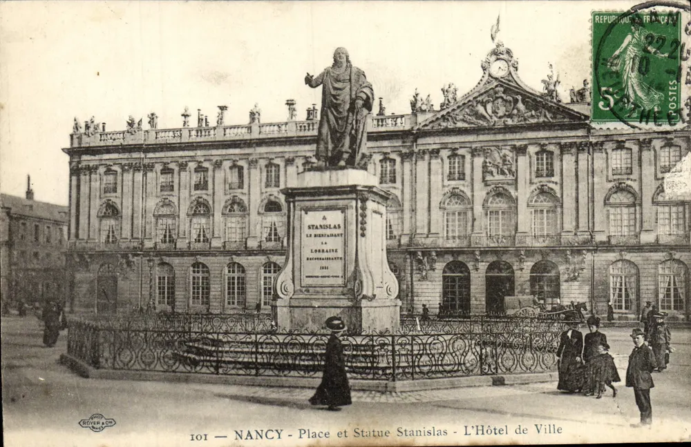Nancy — Place Stanislas und Rathaus — Rivier & Cie, n°101 - Vorderseite