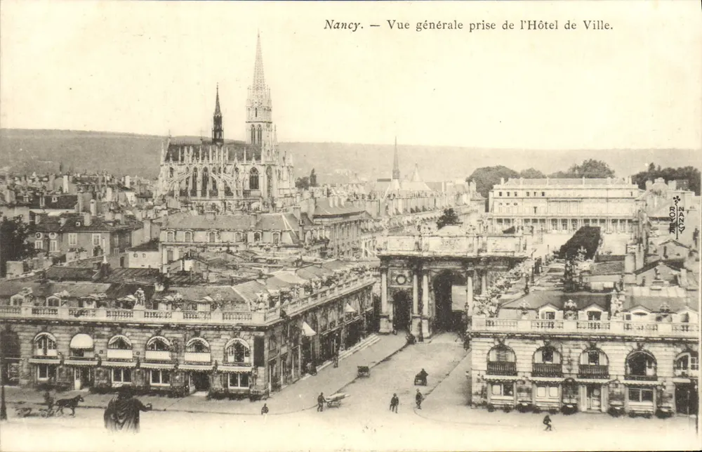Nancy — Allgemeiner Blick vom Rathaus aus — Verlag M. ROY - Vorderseite