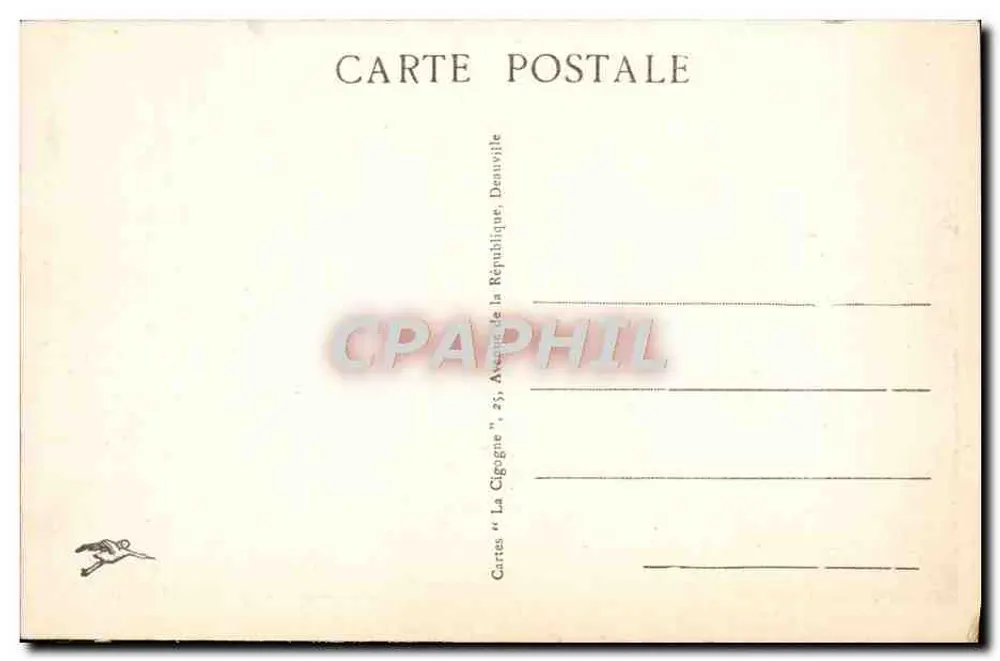 Deauville, Die Blühende Strandpromenade — Die Planches, Der Bar du Soleil — Verlag La Cigogne, Deauville - Rückseite