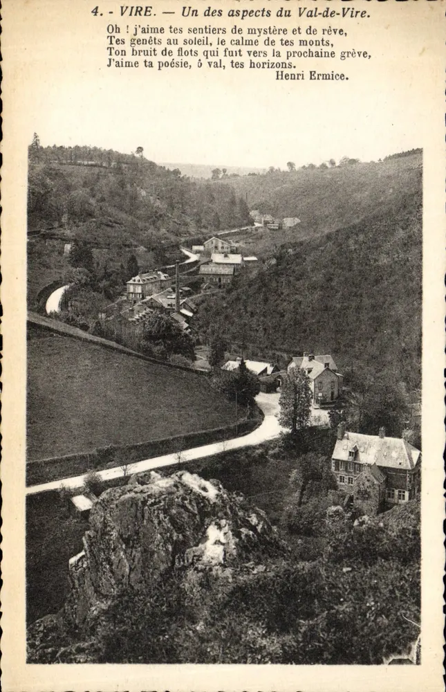 Vire — Uno de los aspectos del Val-de-Vire — H. Ermice, F. Lévalet, Vire - Anverso