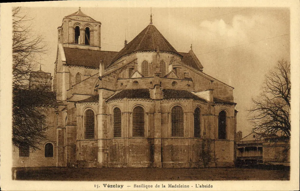 Vézelay — Bazylika św. Małgorzaty — Absydę - Awers