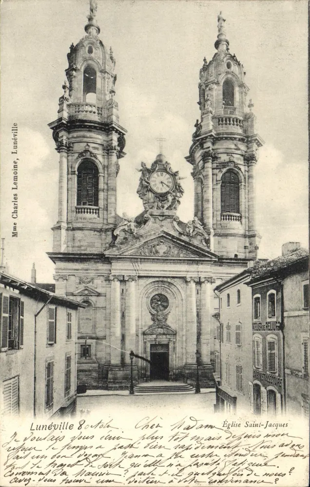 Igreja de São Jacó — Lunéville — Sra. Charles Lemoine, número de série não visível - Frente