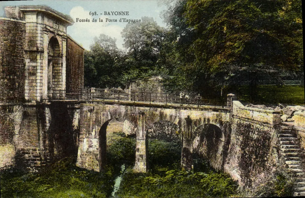 Bayonne — Fossés de la Porte d'Espagne — C. C. Paris - Vorderseite