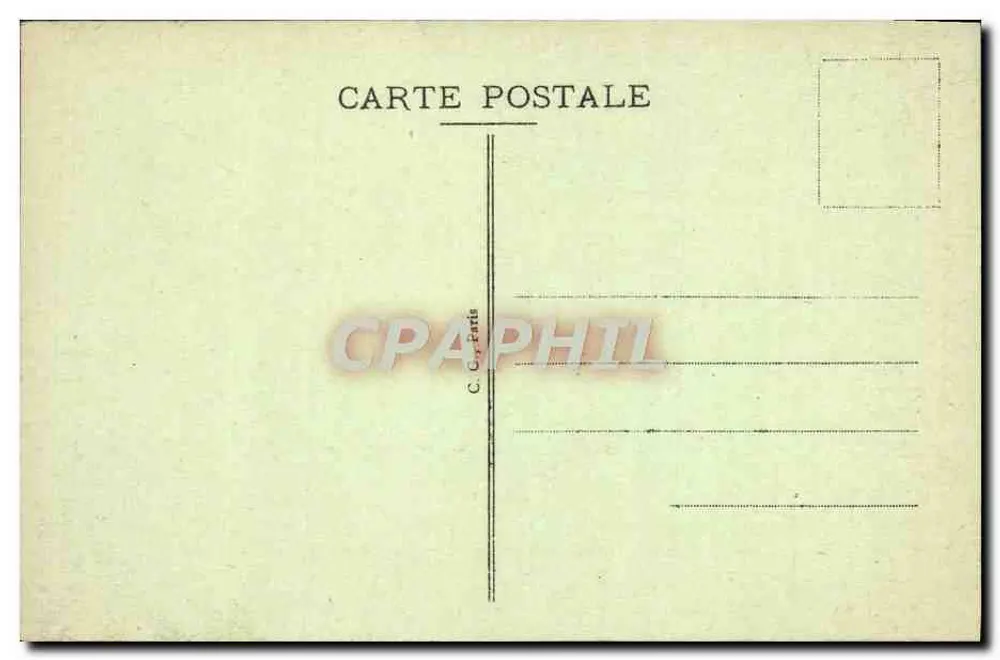 Bayonne — Fossés de la Porte d'Espagne — C. C. Paris - Rückseite