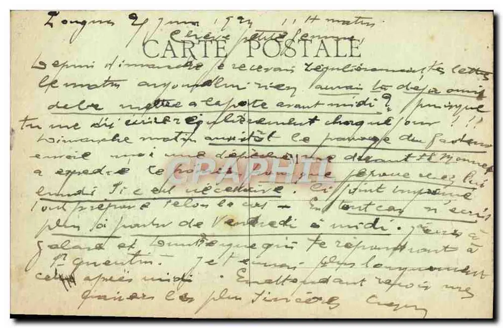 Legenden van Saint-Saulge — Het Partage — Imp. H. Wayer, Nîmes - Achterkant
