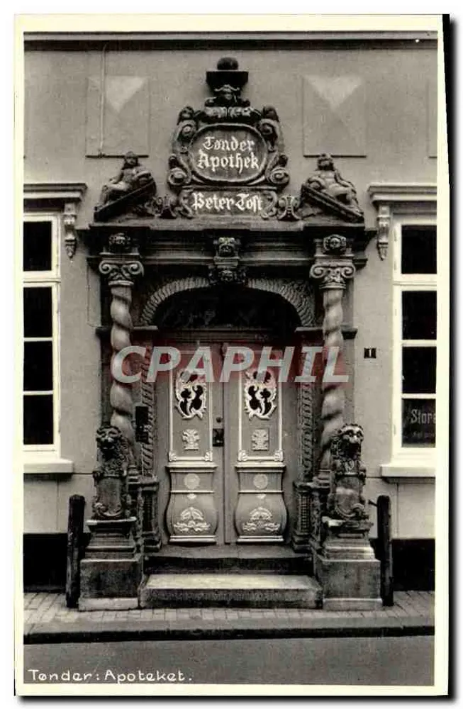 Tønder: O Apotecário — Apothek Peter Joft — editor desconhecido, número de série não visível - Frente