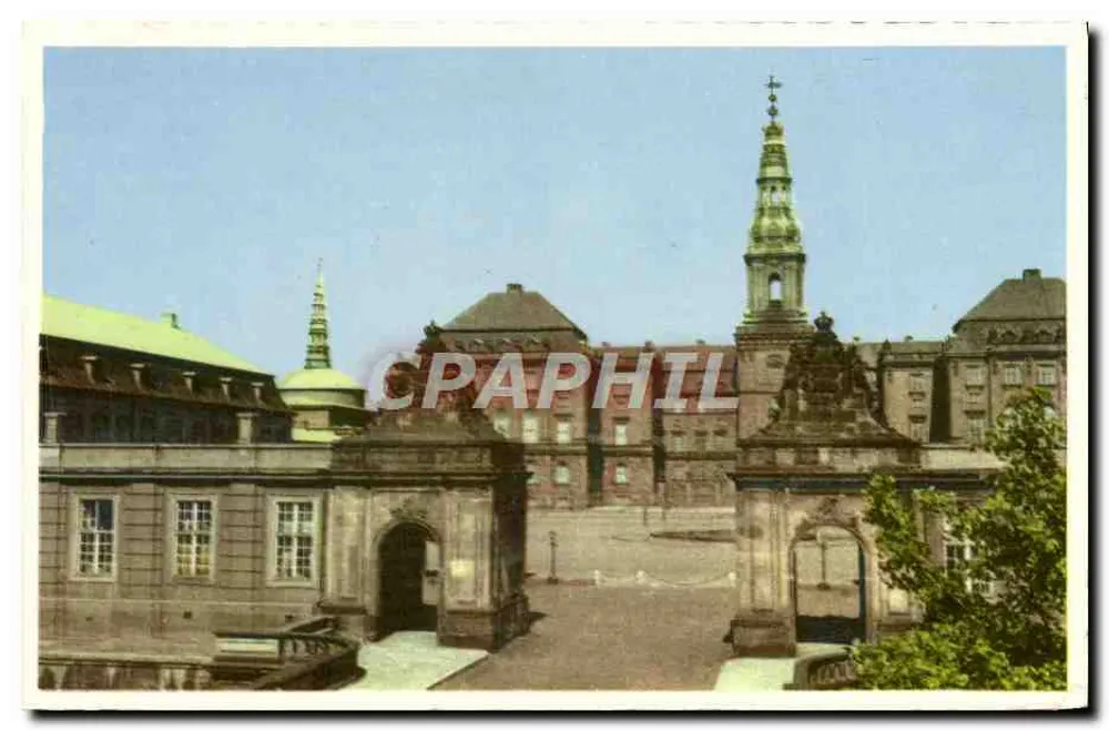 Castelo de Christiansborg — Copenhaga — editor Standa, Forlag, Cepphwil, N° 118 - Frente