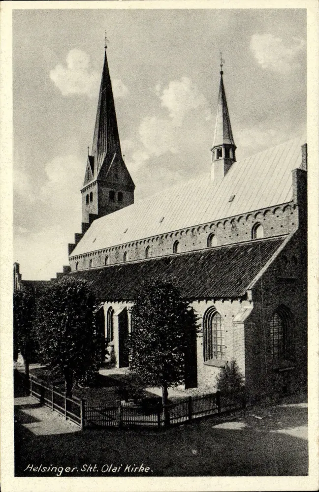 Helsinger. Igreja de São Olaf — Rudolf Olsen, Kunstforne, Enkelt Nr. 67 - Frente