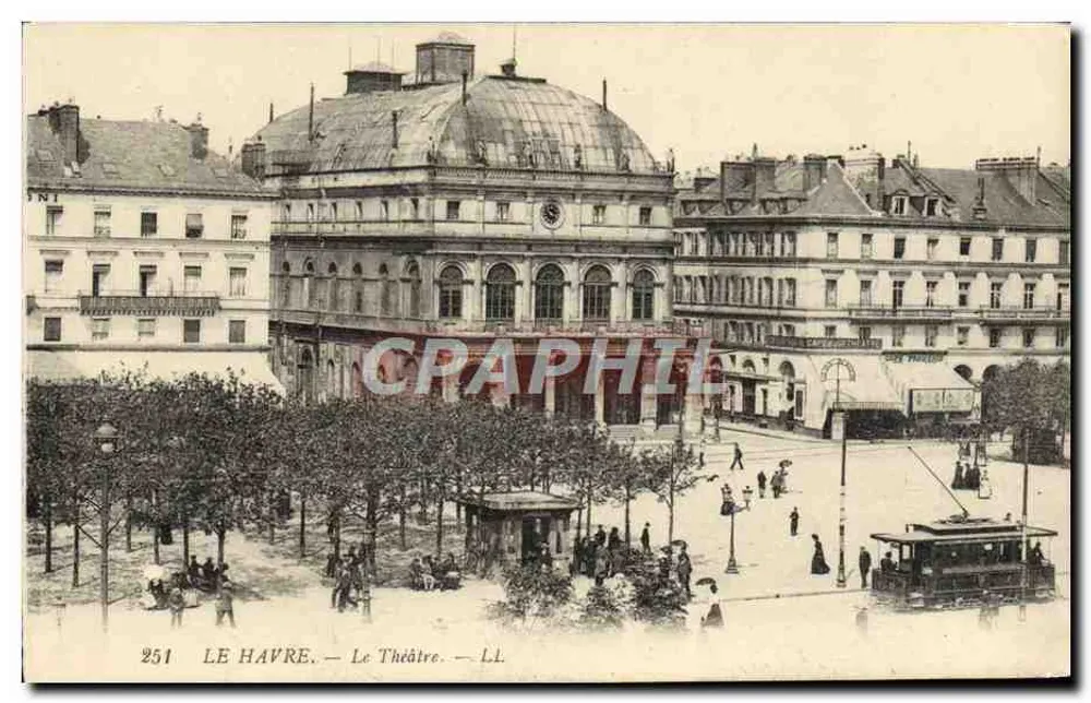 Le Havre — O Teatro — LL, n° 251 - Frente