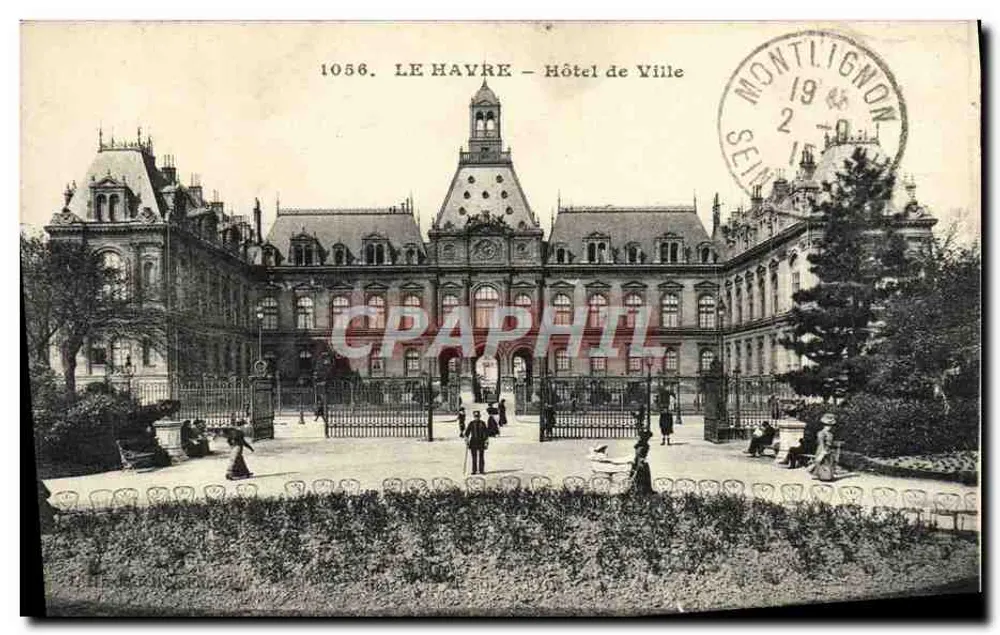 Le Havre — Hôtel de Ville — Montlignon - Anverso