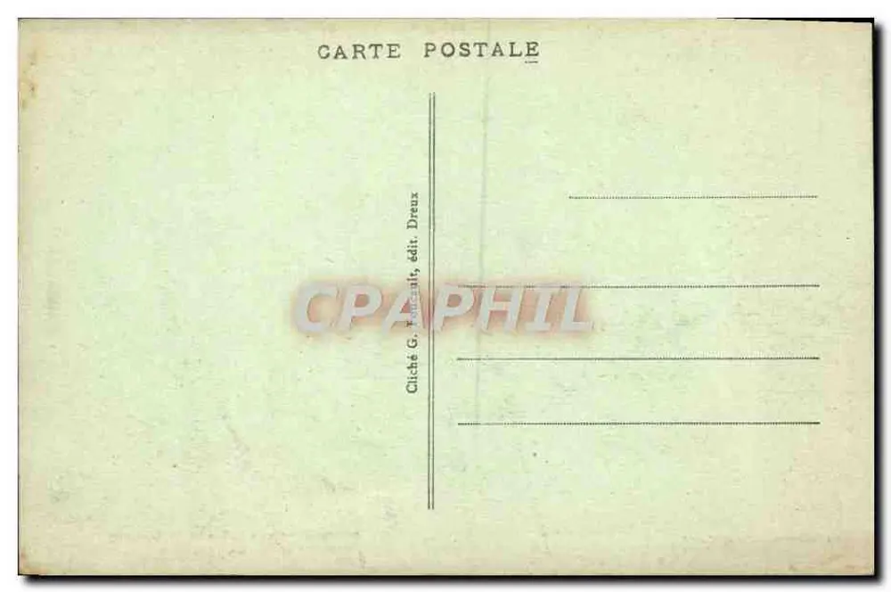 Ivry-la-Bataille (Eure) — Haus von Henri IV — Foto von G. Rambault, Verlag Dreux, n° 136 - Rückseite