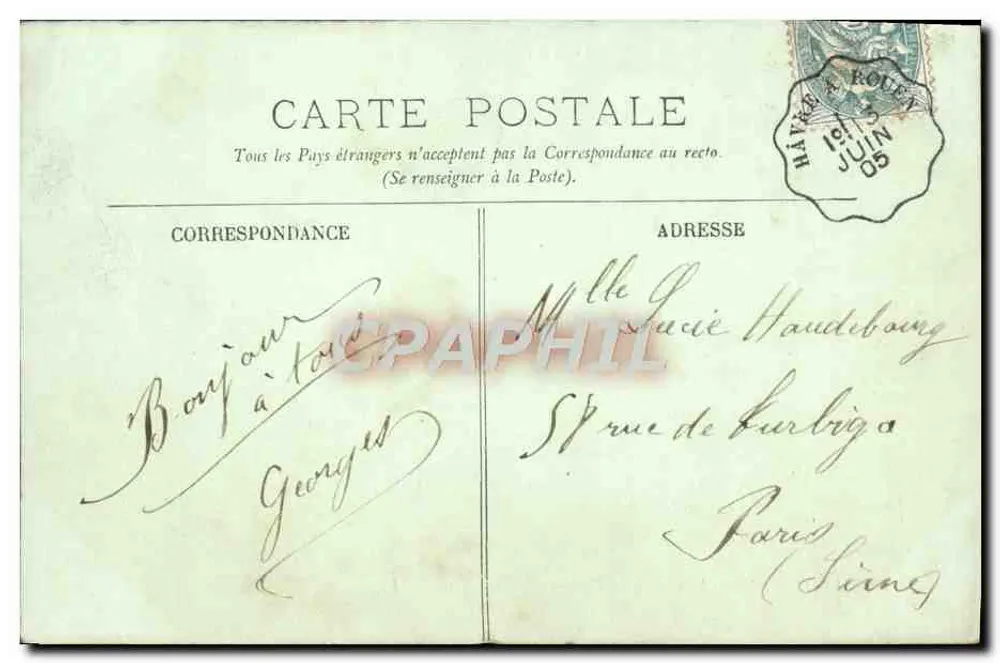 Le Havre — Der Kap La Hève und Sainte-Adresse — LL. - Rückseite