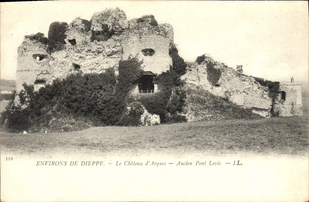 Umgebung von Dieppe — Schloss Arques — Alter Levis-Brücke — LL. - Vorderseite
