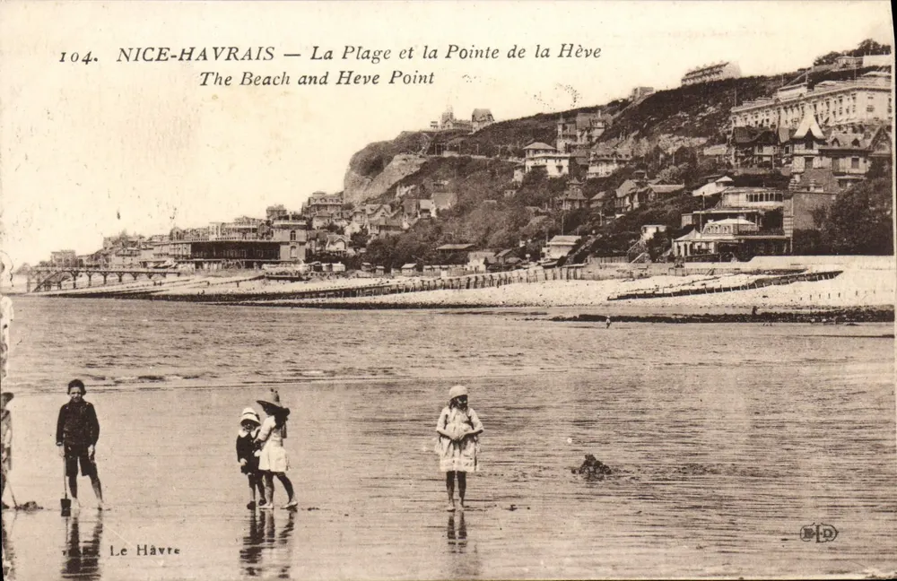 Nice-Havrais — Der Strand und die Pointe de la Hève — Le Havre - Vorderseite