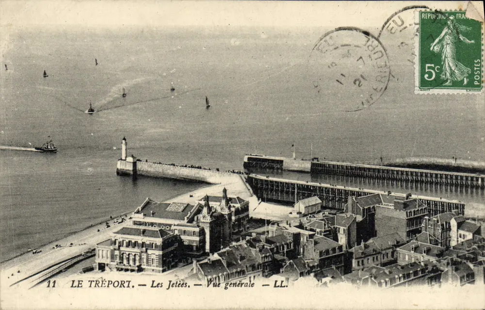 Le Tréport — As Pontas — Vista geral — LL. - Frente