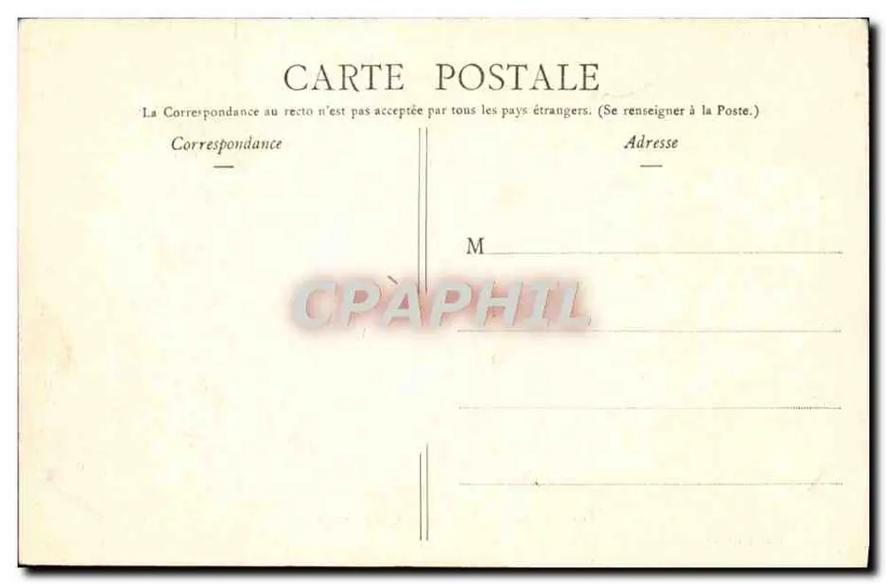Cloître da Catedral — Toul — editor A. Burgeret et Cie, R. Pocot, Toul - Verso