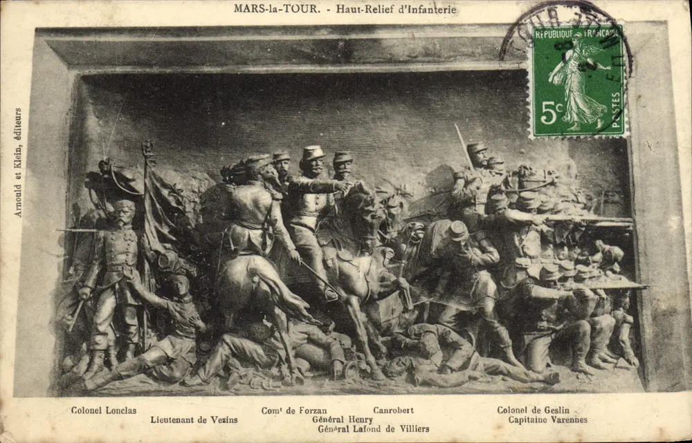 MARS-la-TOUR - Infanterie-Relief — Arnold et Klein, Verleger - Vorderseite