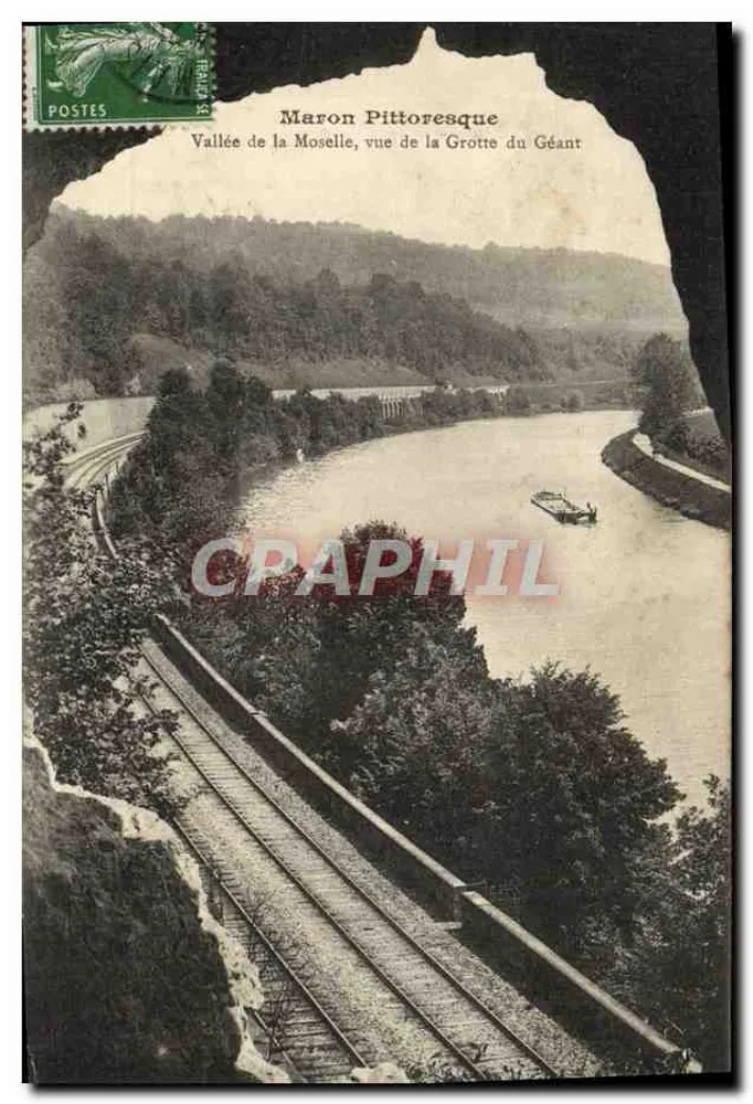 Tal der Mosel, Aussicht von der Grotte du Géant — Maron Pittoresque - Vorderseite