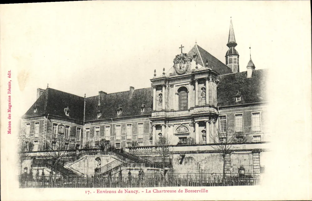A Chartreuse de Bosserville — editora Maison des Magasins Réunis, n°17 - Frente