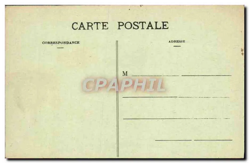 Nacqueville (Manche) — Zamek (XVI wiek) i Jezioro — wydawca Le Coubey, St-Pierre-Eglise - Rewers