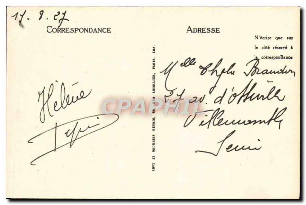 Lisieux — Die Turm aus dem 15. Jahrhundert, Rue Paul Banaston — I.L. - Rückseite