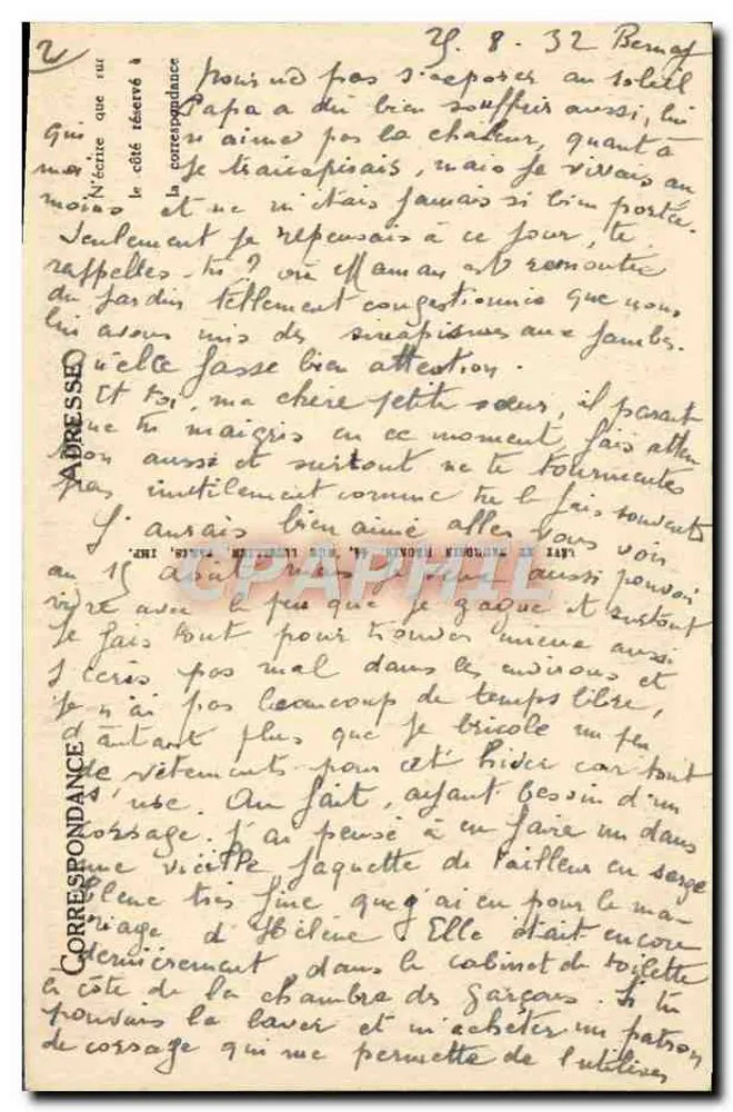 Lisieux — Alte Häuser, Rue de la Paix — LL, Nr. 39 - Rückseite