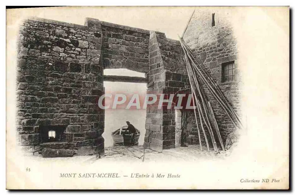 Mont Saint-Michel — Eingang zu Mer Haute — Collections ND Phot - Vorderseite