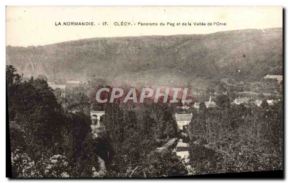 Clécy - Panorama des Pég und der Orne-Tal — P. Levasseur, Fiers - Vorderseite