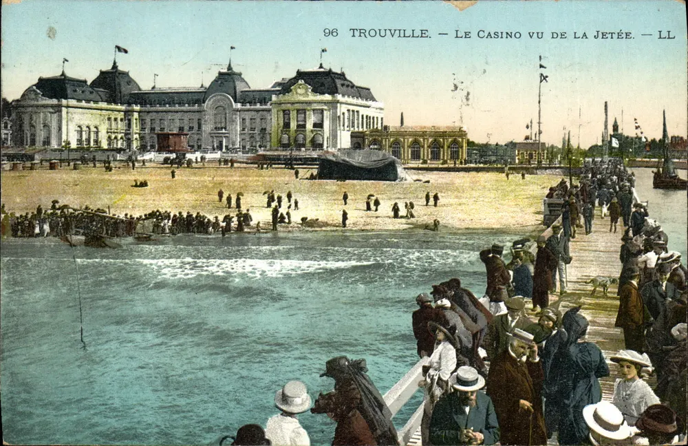 Trouville — Blick auf das Casino von der Jetty — LL, n°96 - Vorderseite
