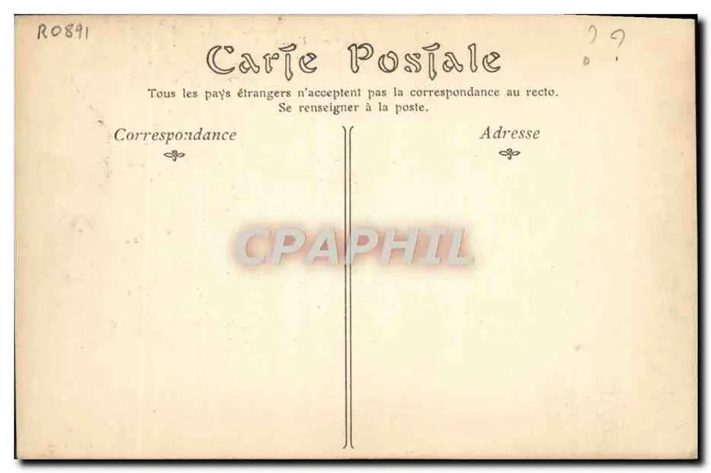 Cousin-le-Pont — Steinbrücke von Gour Vallon — Verlag J. T. - Rückseite