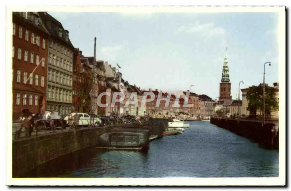 Copenhague — Vista do canal de Frederiksholm — editor: Stedlers Forlag, n° 138 - Frente