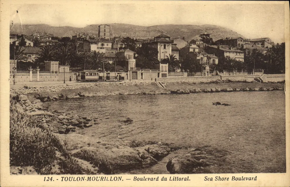 Toulon-Mourillon — Boulevard du Littoral — n° 124 - Vorderseite