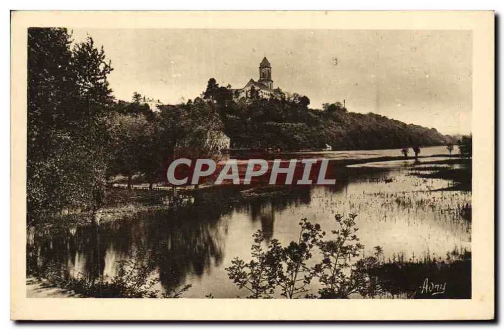 A Igreja de Saint-Florent-le-Vieil — Vale do Loire — Edição de Arte das Galerias Neufclettes - Frente