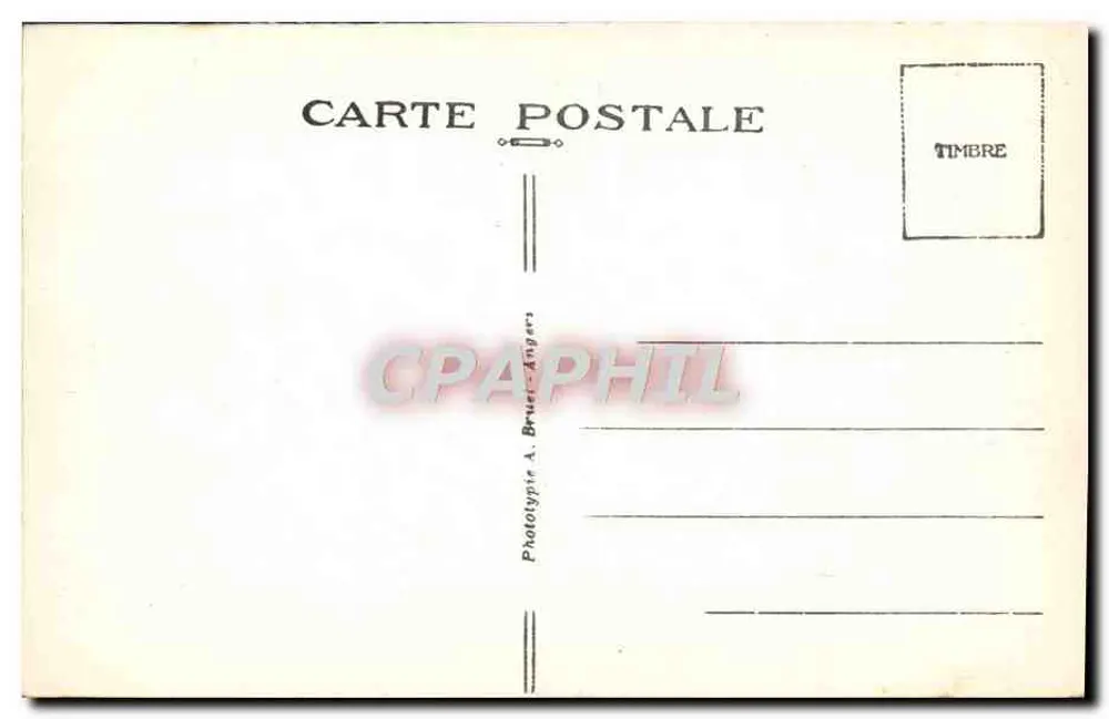 Le Croisic (L.-I.) — Sturmflut auf den Riffen der Grande Côte — A. B. - Rückseite