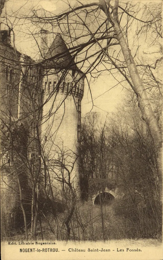 Nogent-le-Rotrou — Schloss Saint-Jean - Die Gräben — Edit. Librairie Nogentaise - Vorderseite