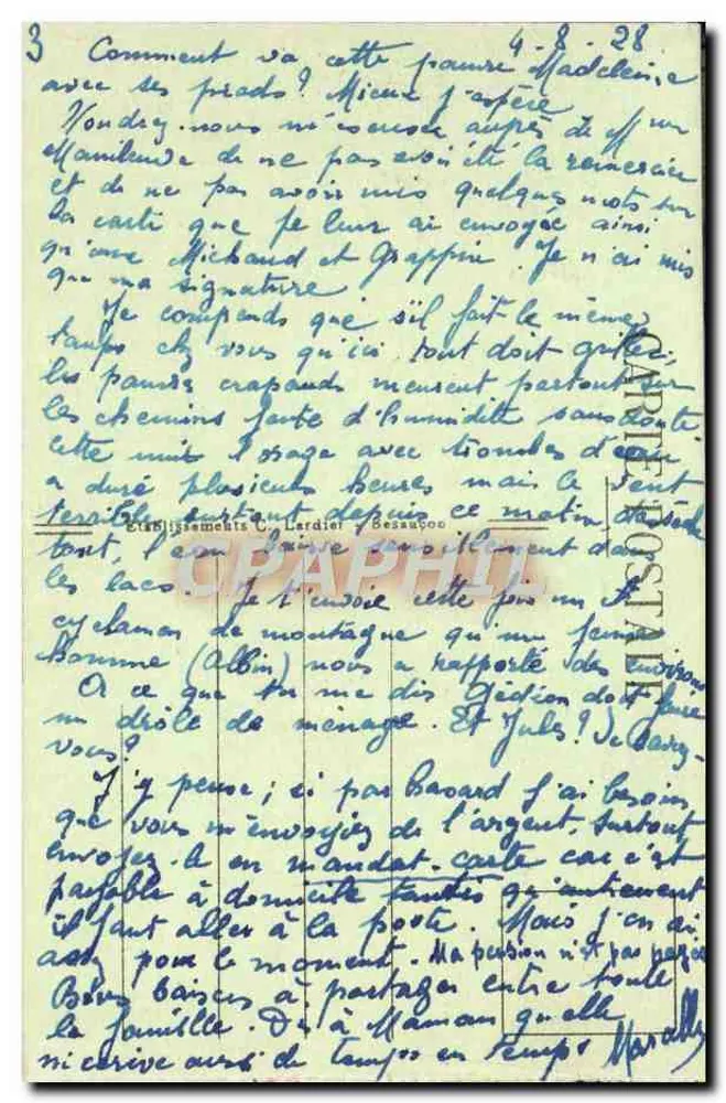 मोरेज (जूरा) — सामान्य दृश्य — फ्रांसीसी कॉम्टी के चित्रकारी वाले स्थान 1632 - पीछे
