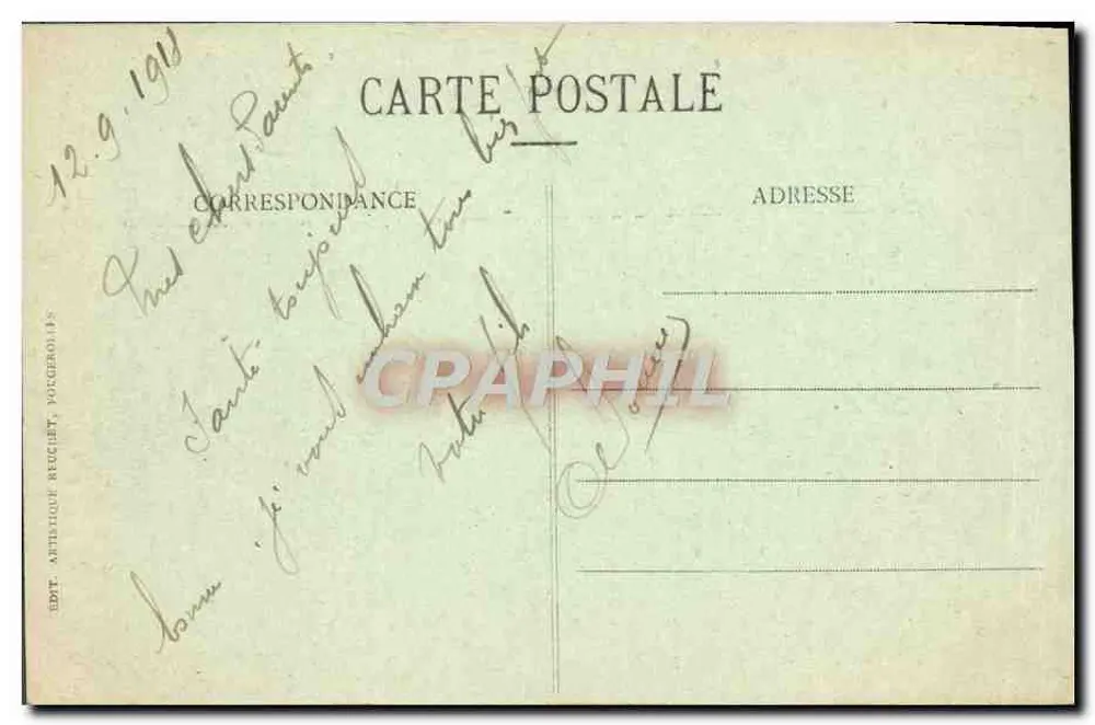 LUXEUIL-LES-BAINS — Ehemalige Abtei, heute Sekundarschule Saint-Colomban — Verlag: Artéfactique Rueglet, Pongerolys - Rückseite