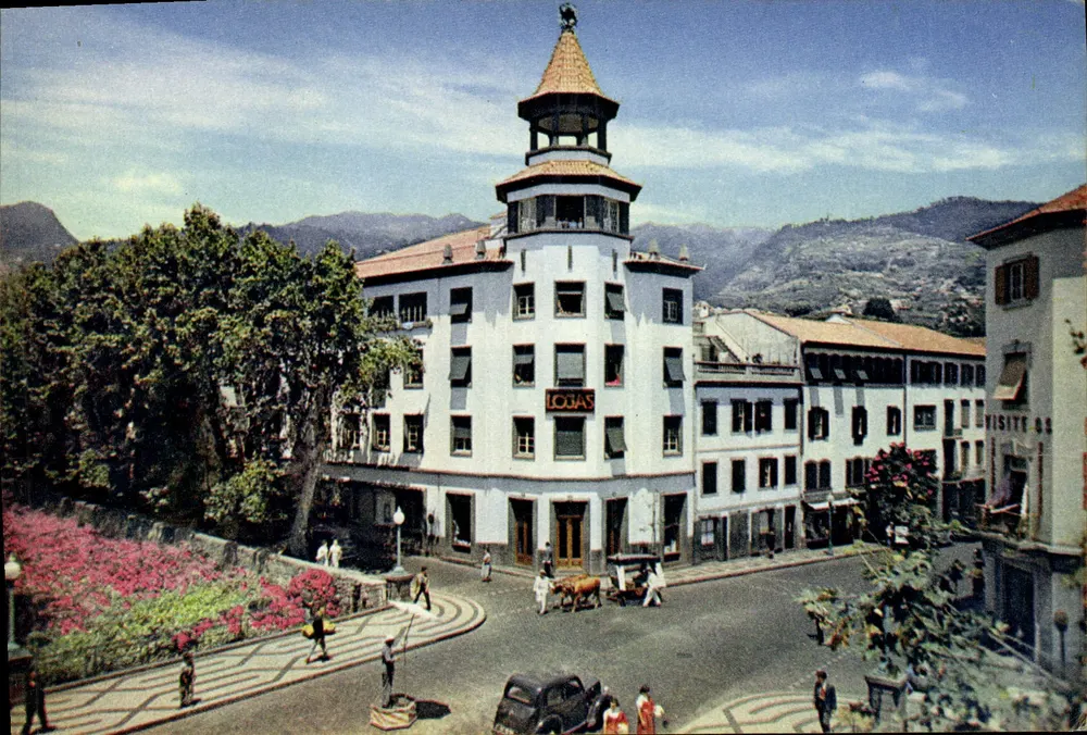 Lojas Shop und Ravine, Funchal — Madeira — J. Arthur Dixon, MDR. 48 - Vorderseite