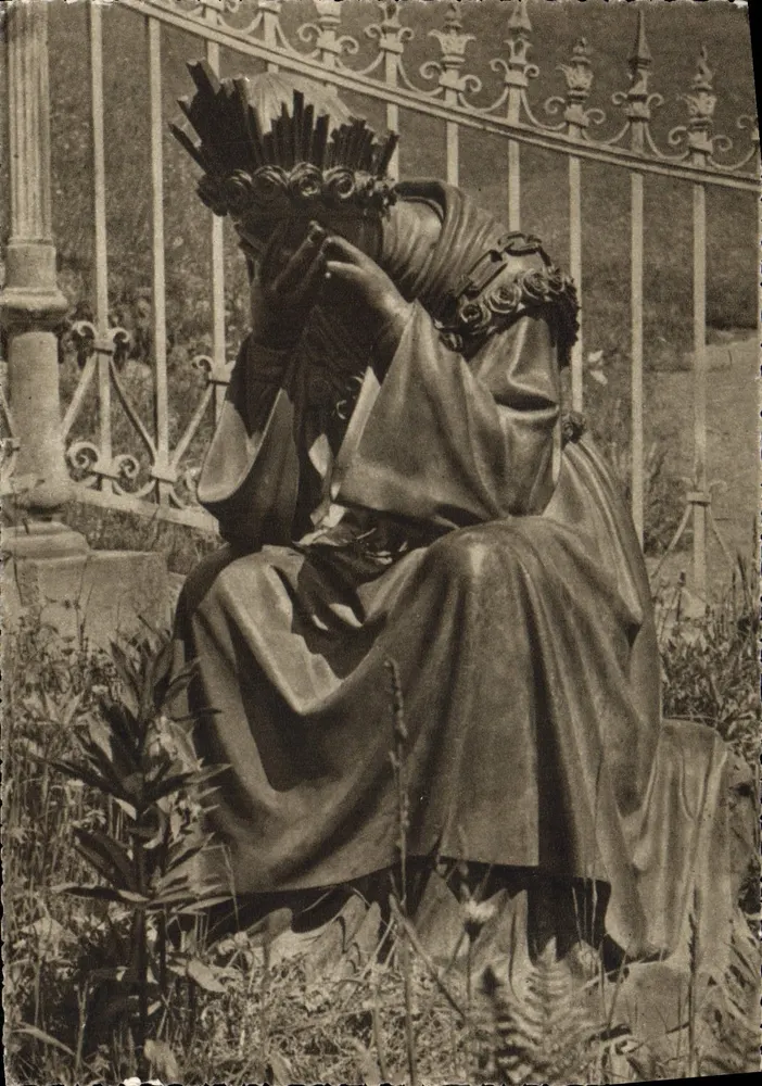 Weinende Jungfrau — Wallfahrtsstätte Unserer Frau von La Salette — Exklusives Foto der Missionare Unserer Frau von La Salette - Vorderseite