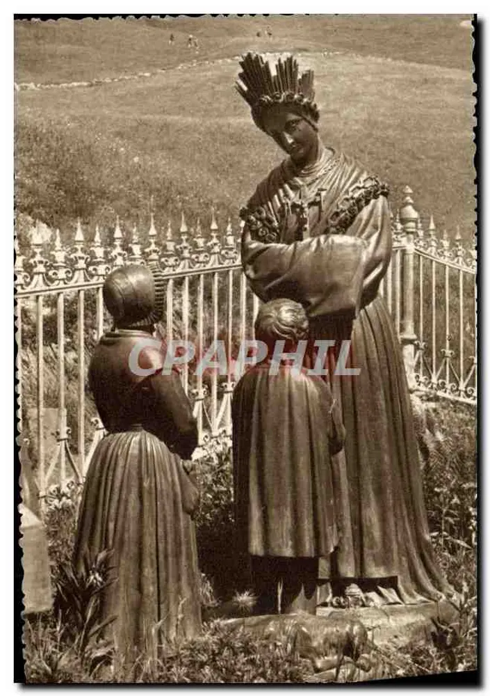 Estátua de Nossa Senhora de La Salette — Pelerinagem de N.-D. de La Salette — Editor: Missionários de La Salette - Frente