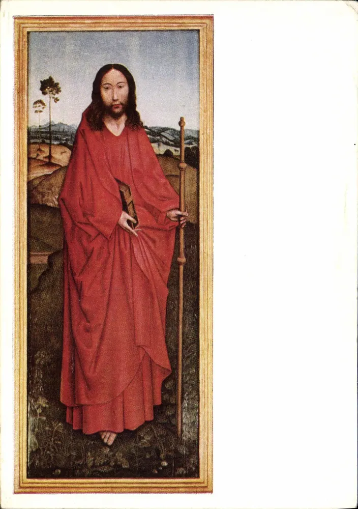 Heiliger Tiago Majeur — Schule der Flamen — 15. Jahrhundert — Museum für Sakrale Kunst von Funchal - Vorderseite