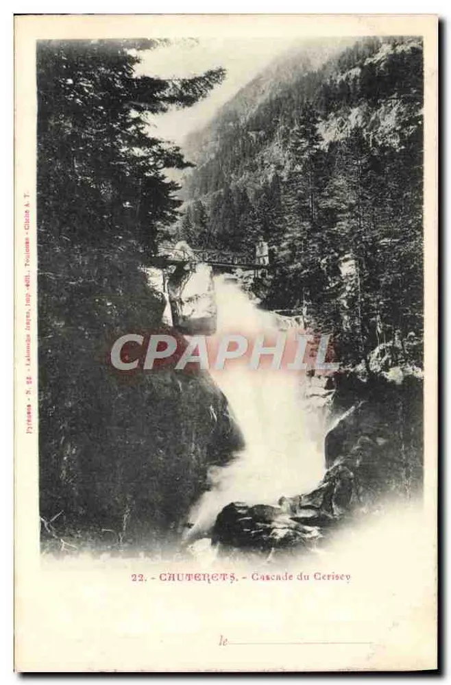Chuterets - Cachoeira do Cerisey — editor Chois A.T., série N. 22 - Frente