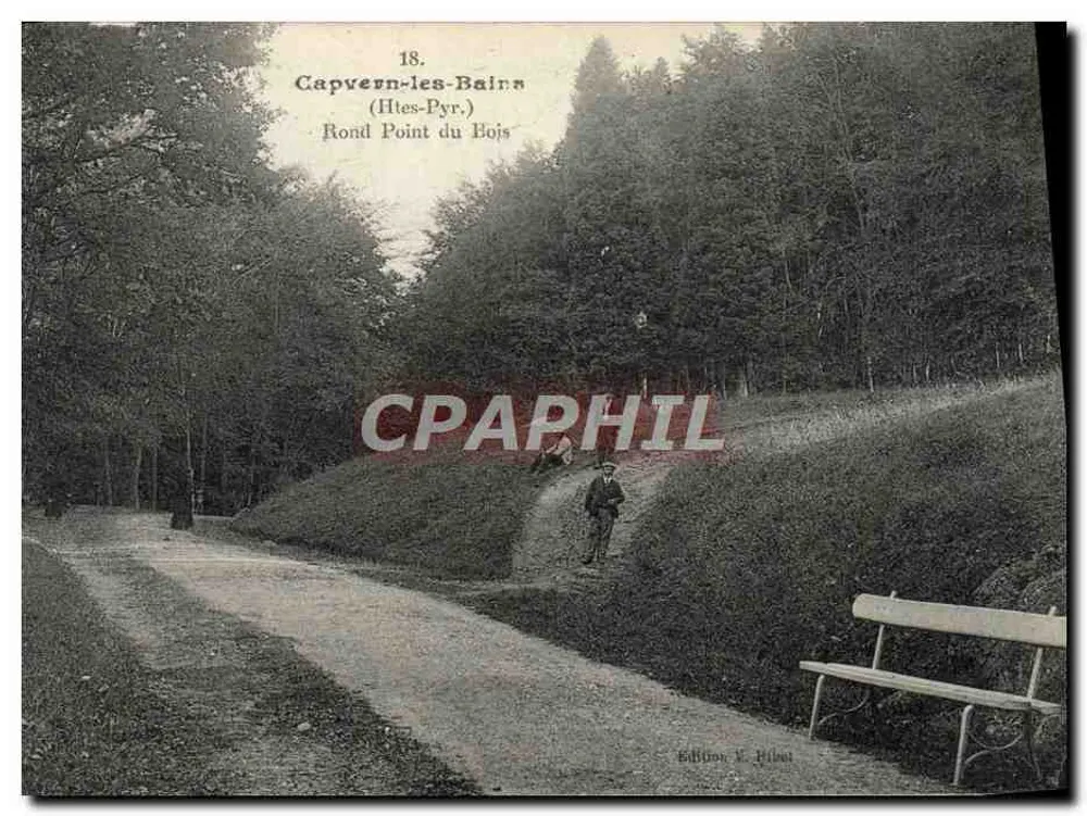 Capvern-les-Bains — Rond Point du Bois — Édition V. Pilout - Frente